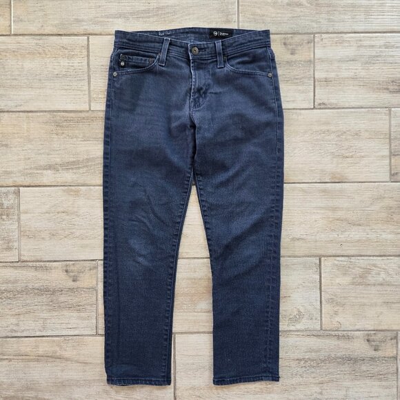 Adriano Goldschmied Tellis Faded Pique Knit Modern Slim Jeans Men's Blue 29W 34L - Picture 1 of 9